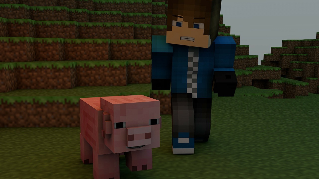 Minecraft characters.